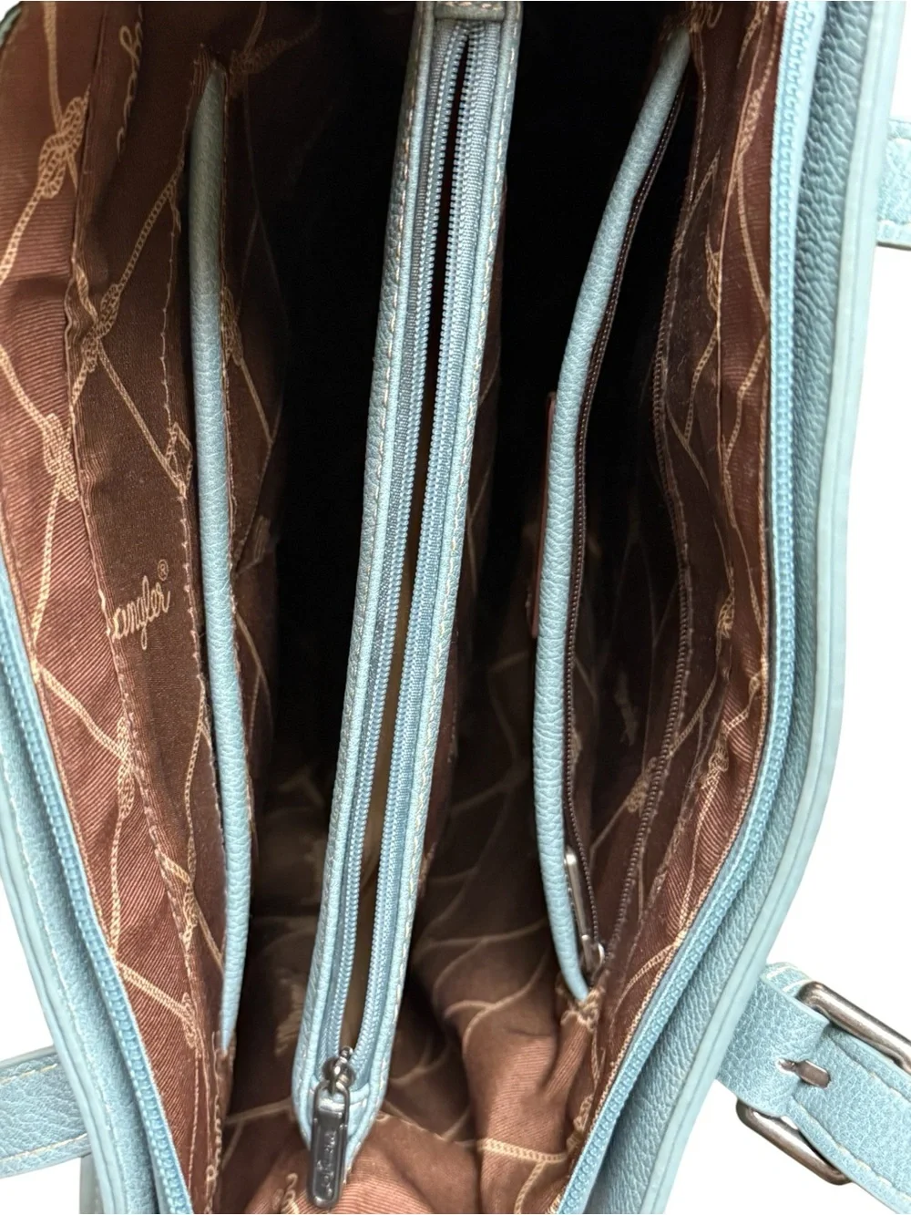 Wrangler Turquoise Southwestern Pattern Concealed Carry Tote